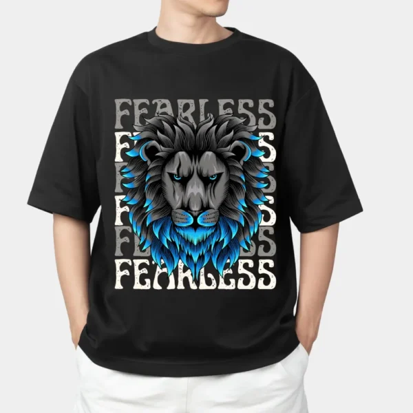 Fearless Typography T-Shirt - Image 3
