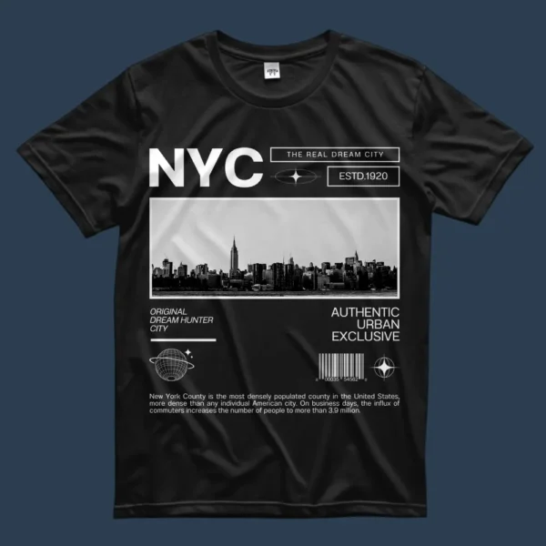 NYC Modern Streetwear T-Shirt - Image 2
