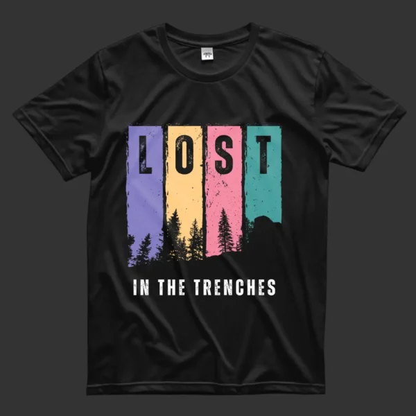 Illustrative Grunge Typography T-Shirt - Image 2