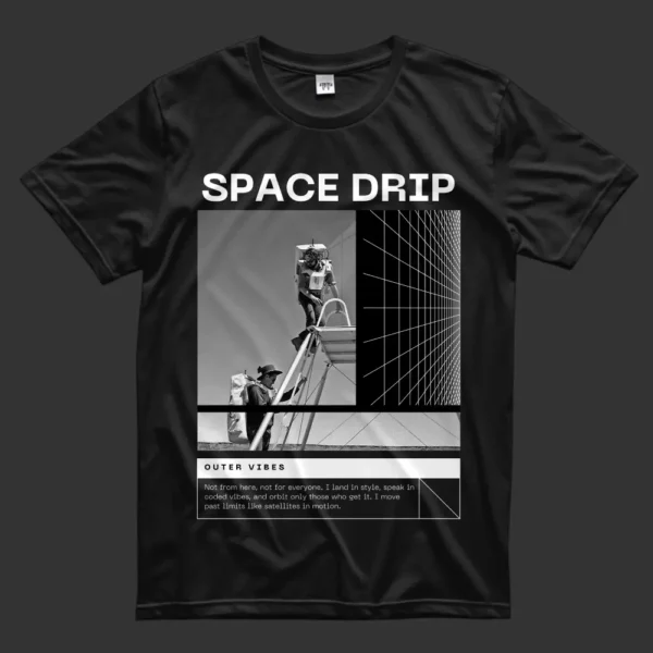 Astronaut Space Drip T-Shirt - Image 2