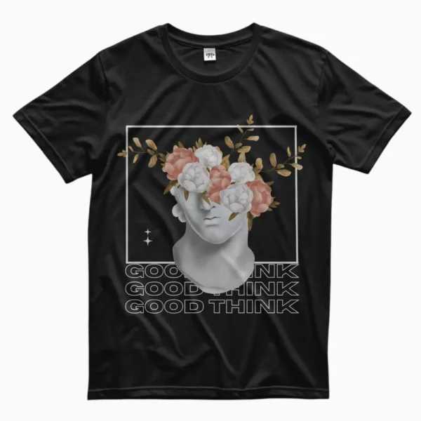 Black Aesthetic Quotes T-Shirt - Image 2
