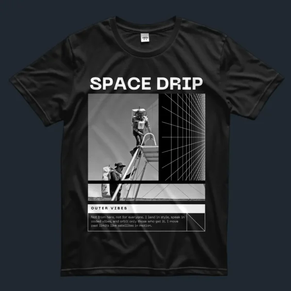Astronaut Space Drip T-Shirt - Image 3