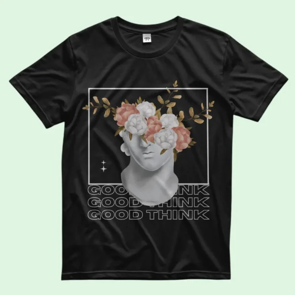 Black Aesthetic Quotes T-Shirt - Image 3