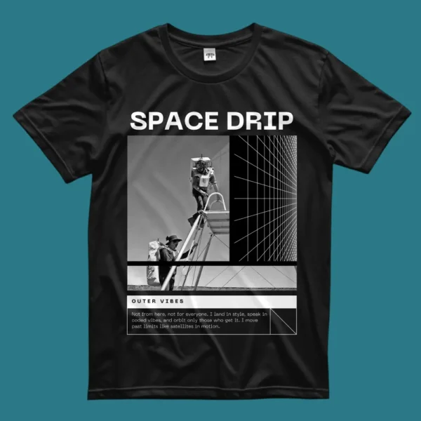 Astronaut Space Drip T-Shirt - Image 4
