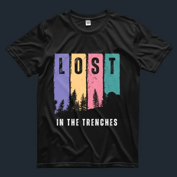 Illustrative Grunge Typography T-Shirt - Image 3