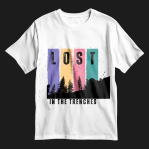 Illustrative Grunge Typography T-Shirt