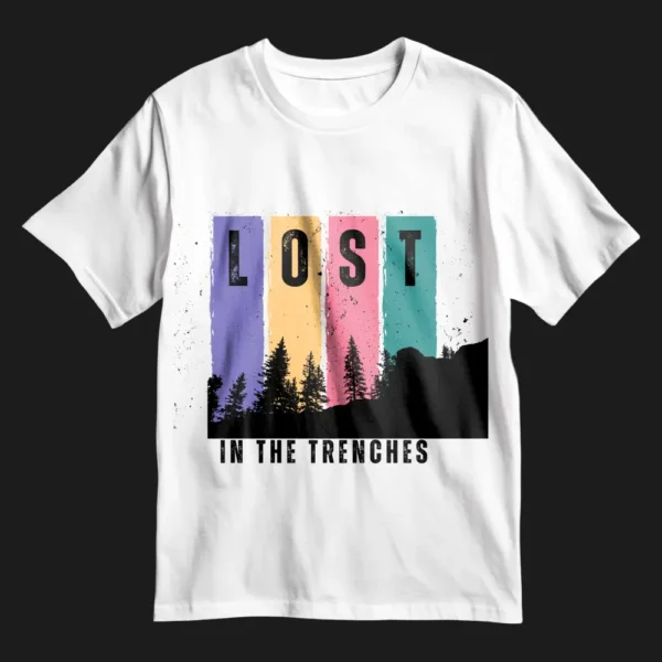 Illustrative Grunge Typography T-Shirt