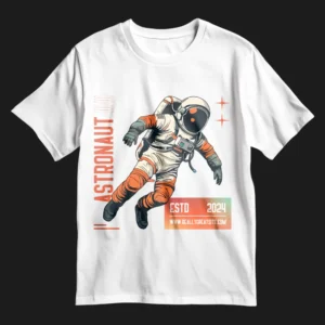 Astronaut Retro Business T-Shirt